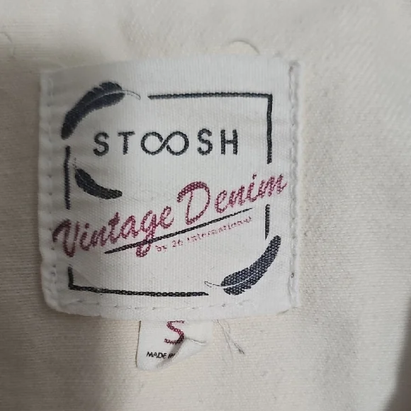 Stoosh Vintage Denim Cream Jacket - Picture 2 of 5